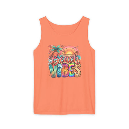 Beach Vibes — Breathable Garment-Dyed Summer Tank