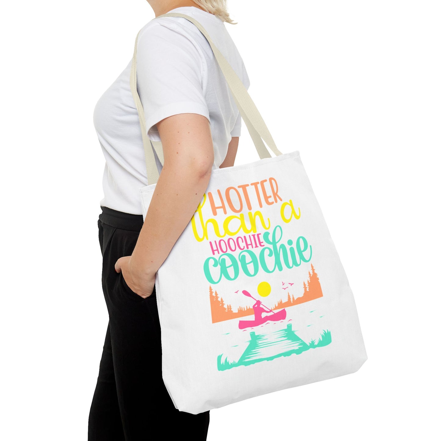 Hotter Than A Hoochie Coochie — Beach-Ready AOP Carryall