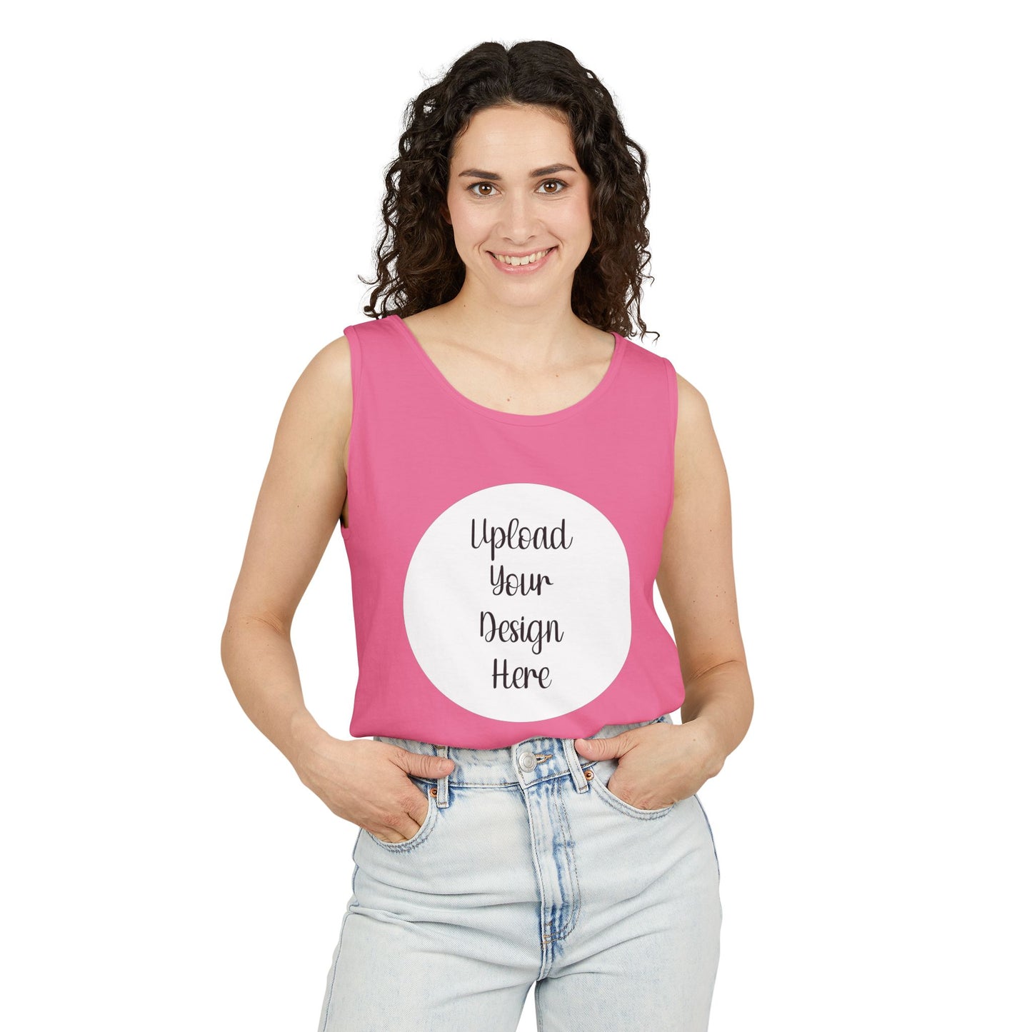 *Custom Tank Top — Comfort Colors Various Colors - Upload Your Design