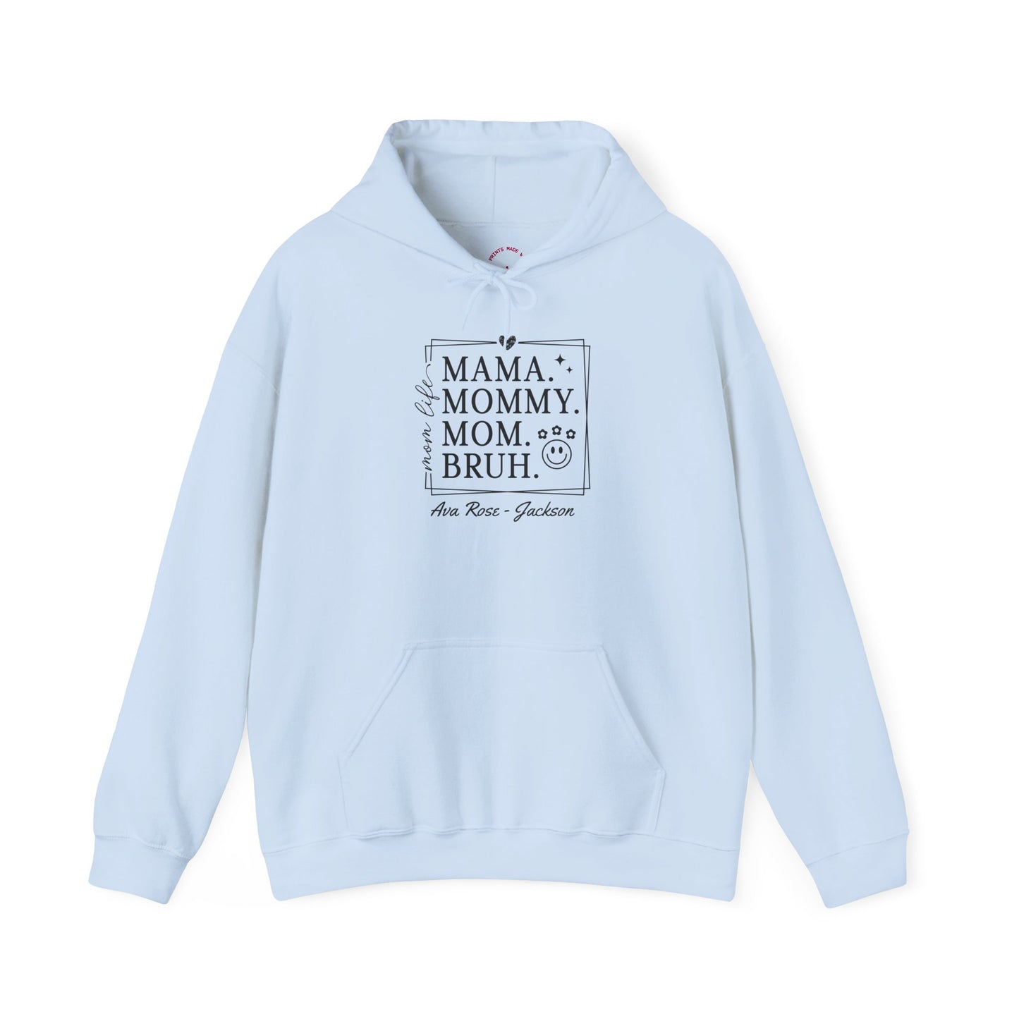 Mom Life Custom Kids Name Mama Hoodie — Personalized Mom Hoodie