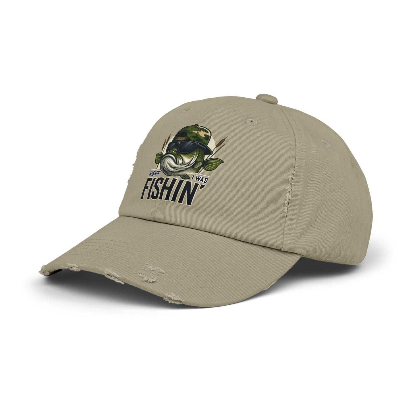 Wishin I Was Fishin —  Baseball Hat