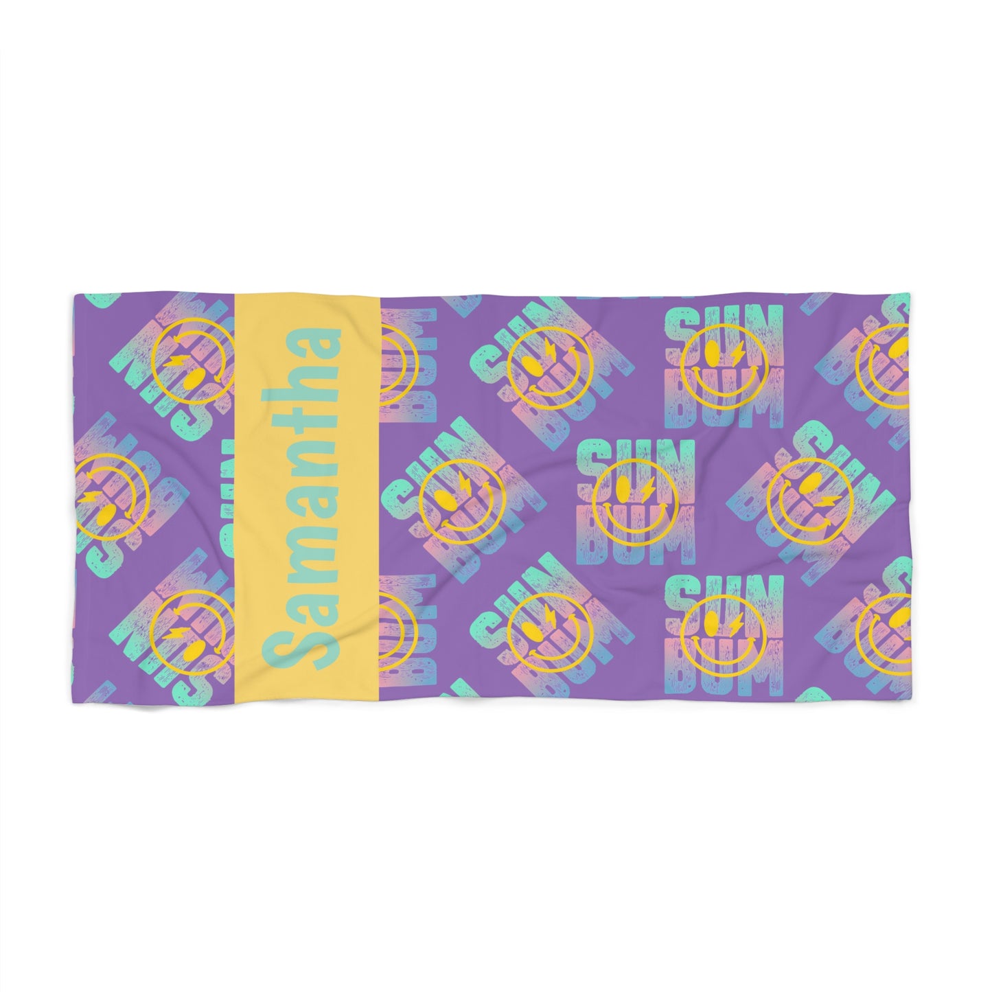 Sun Bum Beach Towel — Personalized Name