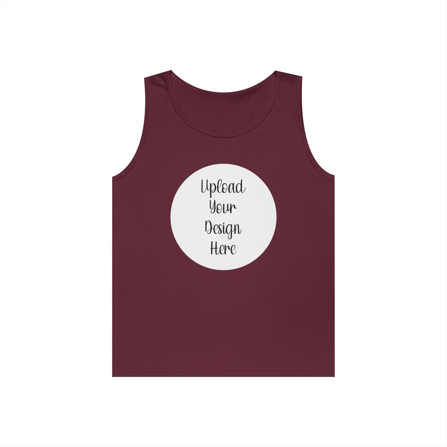 *Custom Tank Top — Gildan Various Colors - Upload Your Design