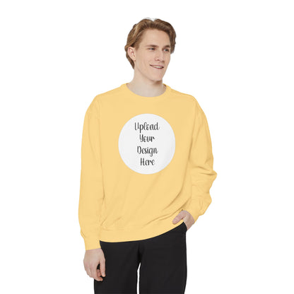 *Custom Crewneck Sweatshirt — Comfort Colors Various Colors - Upload Your Design