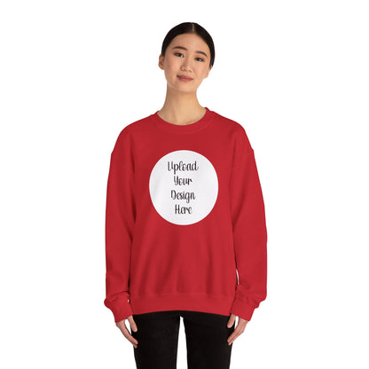 *Custom Crewneck Sweatshirt — Gildan Various Colors - Upload Your Design