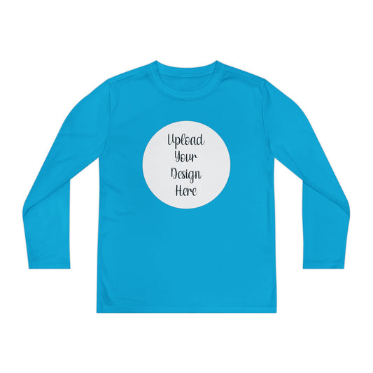*Custom Youth Long Sleeve Tee — Sport Tek Various Colors - Upload Your Design