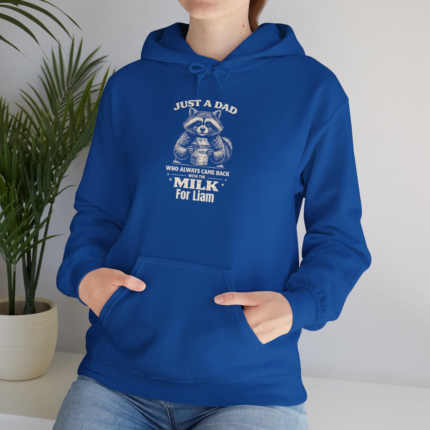 Just a Dad Custom Kid's Names Hoodie - Personalized Gift