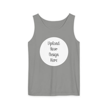 *Custom Tank Top — Comfort Colors Various Colors - Upload Your Design