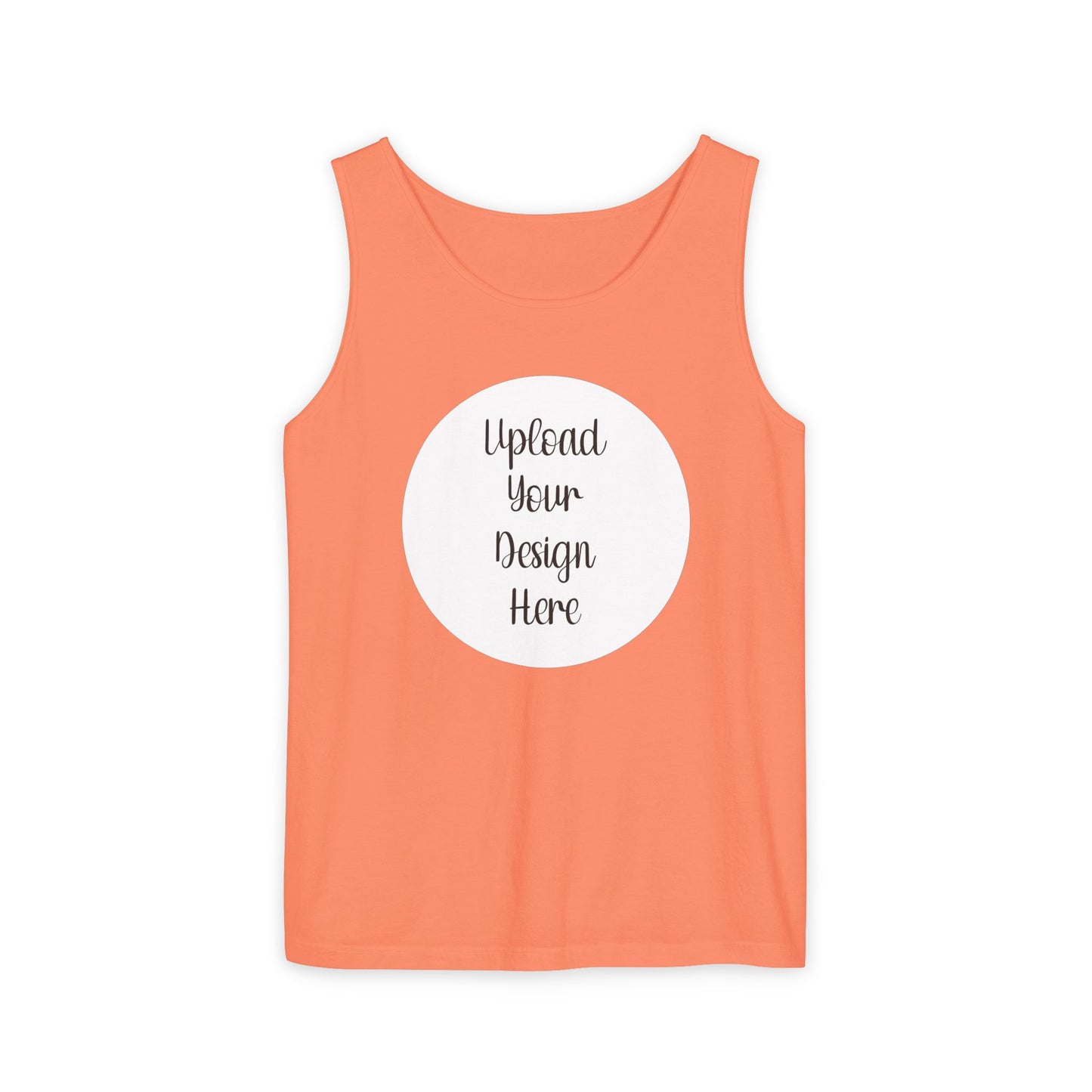 *Custom Tank Top — Comfort Colors Various Colors - Upload Your Design