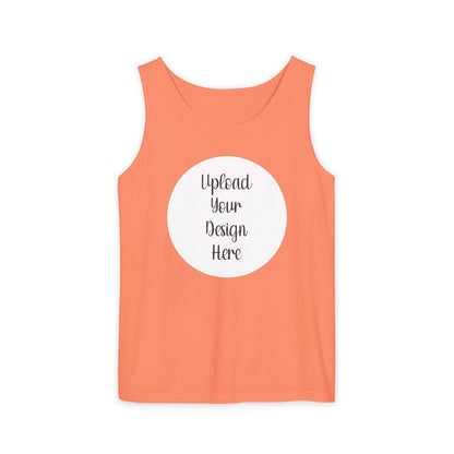 *Custom Tank Top — Comfort Colors Various Colors - Upload Your Design