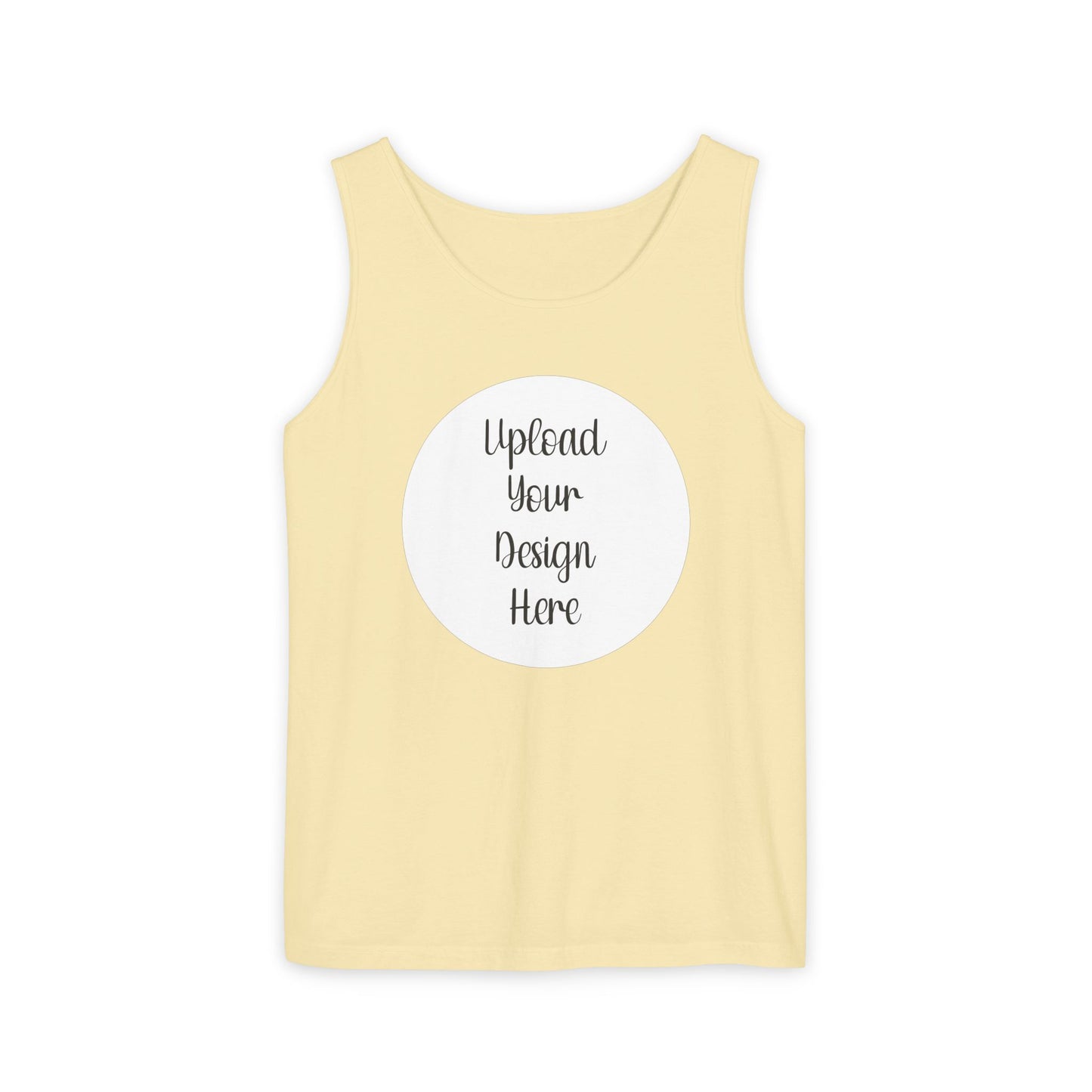 *Custom Tank Top — Comfort Colors Various Colors - Upload Your Design