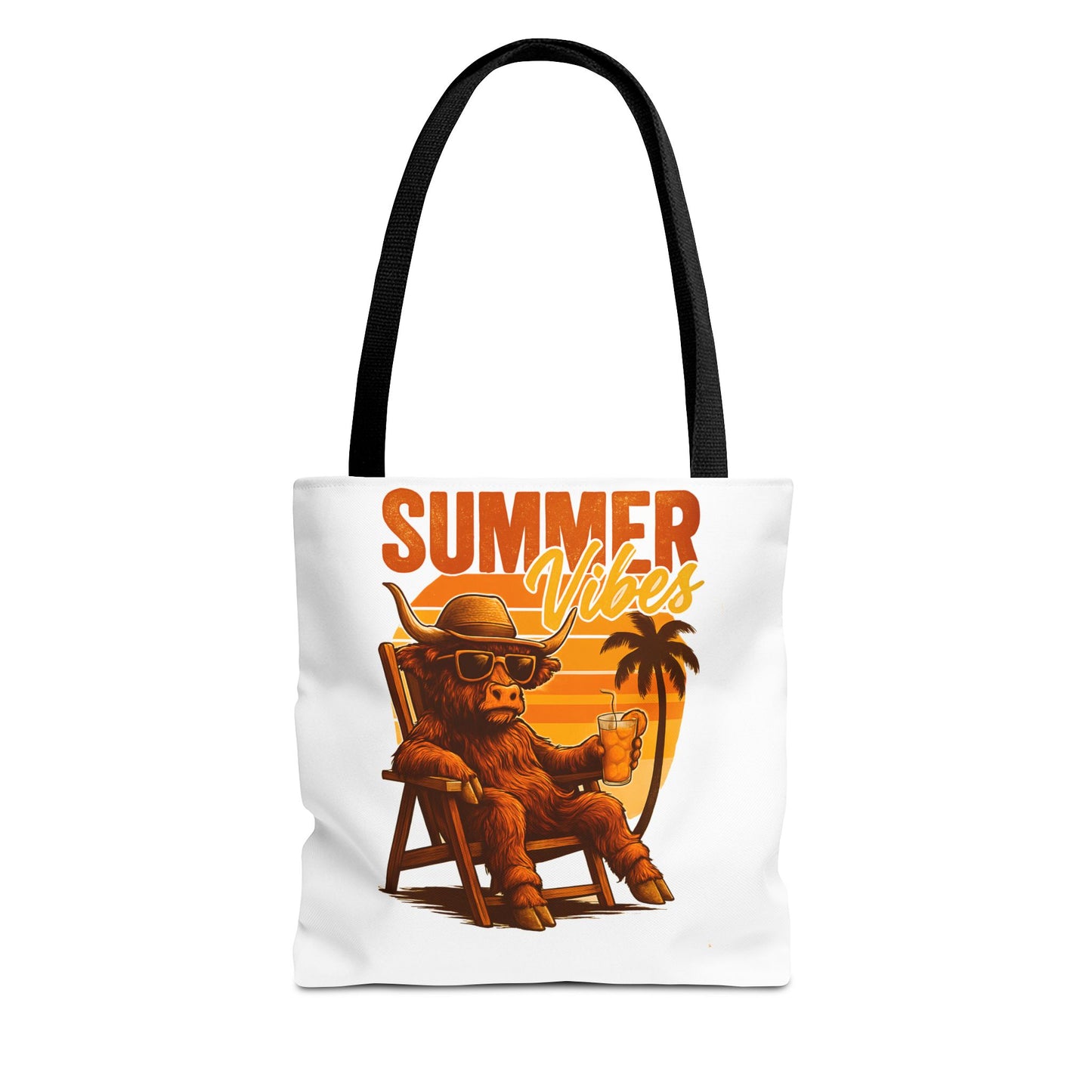 Highland Cow — Beach-Ready AOP Carryall