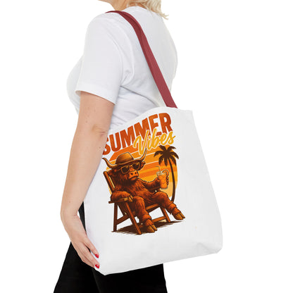 Highland Cow — Beach-Ready AOP Carryall