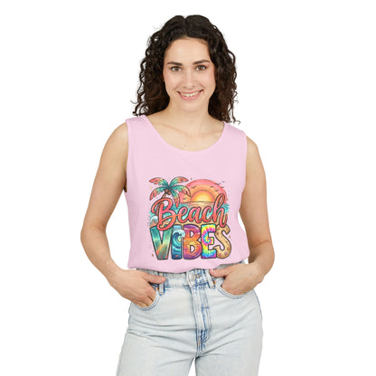 Beach Vibes — Breathable Garment-Dyed Summer Tank