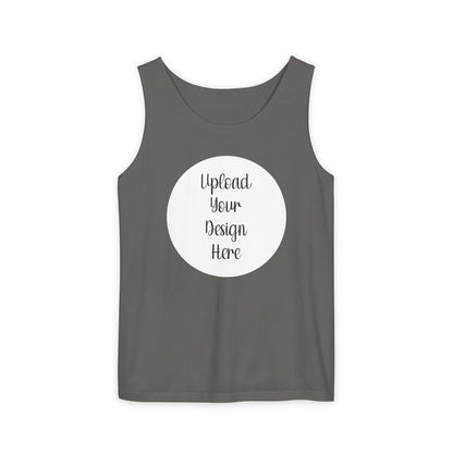 *Custom Tank Top — Comfort Colors Various Colors - Upload Your Design