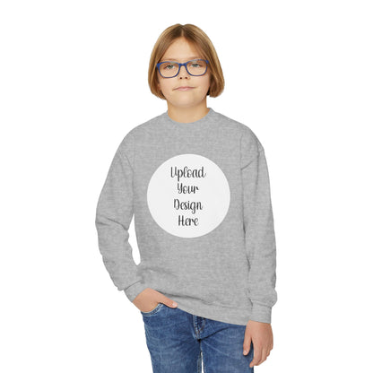 *Custom Youth Crewneck Sweatshirt — Various Colors - Upload Your Design