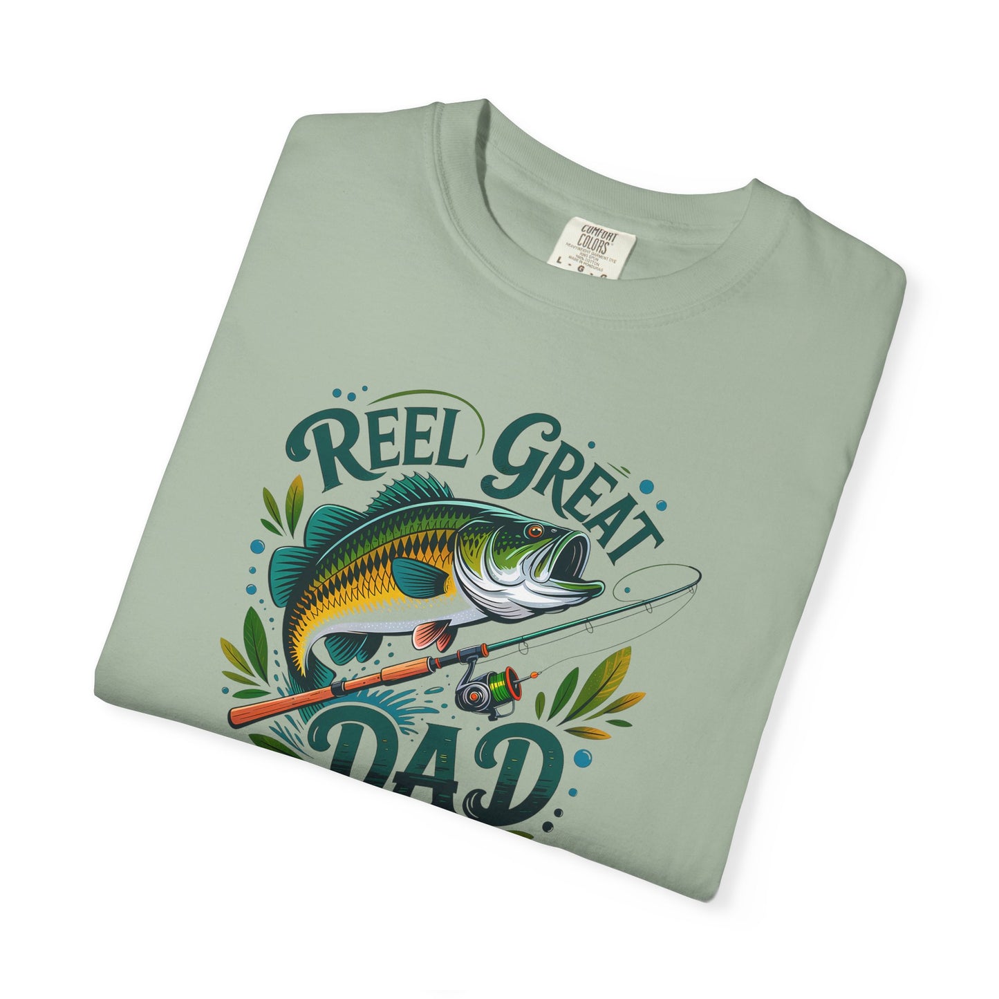 Reel Great Dad Custom Kid's Names— Fathers Day Tee