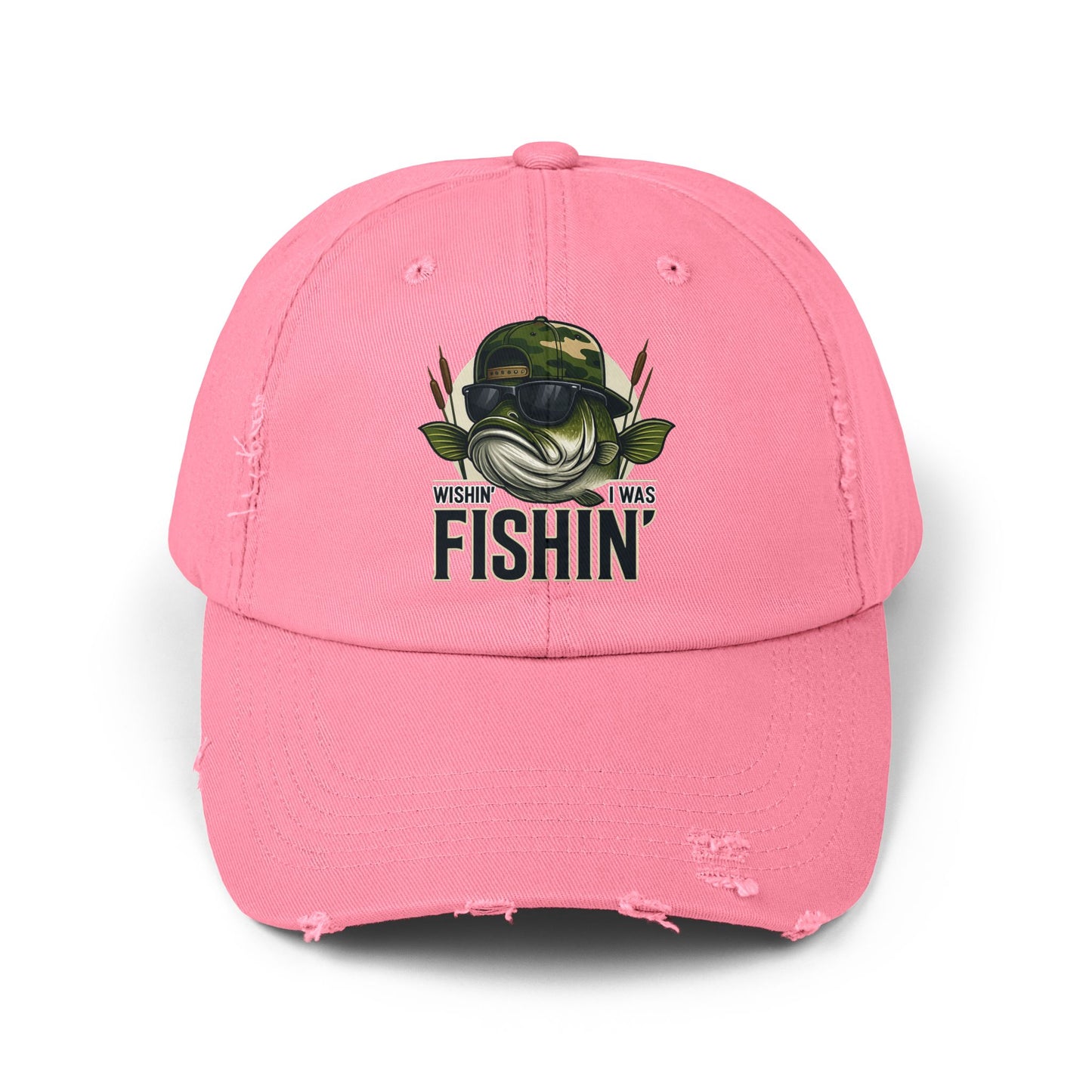 Wishin I Was Fishin —  Baseball Hat