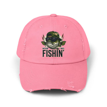 Wishin I Was Fishin —  Baseball Hat