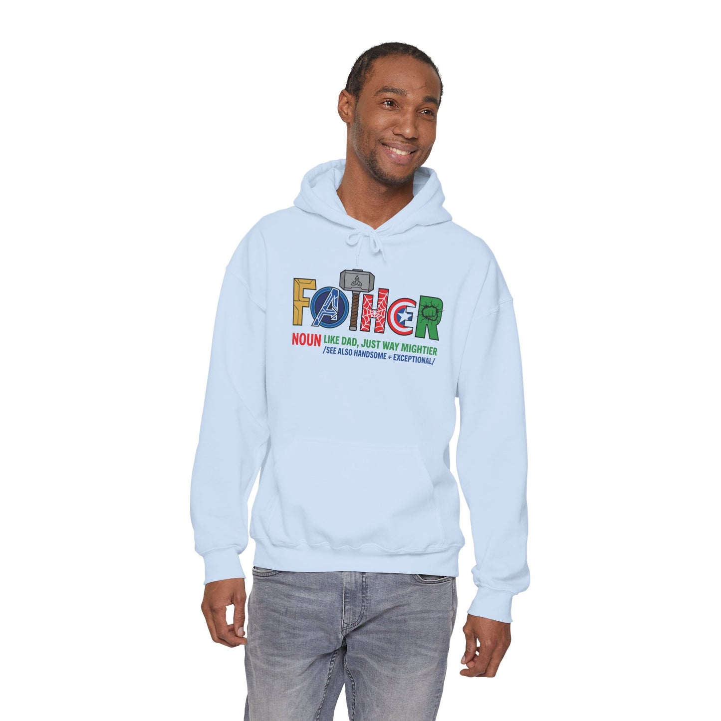 Superhero Father — Graphic Hoodie