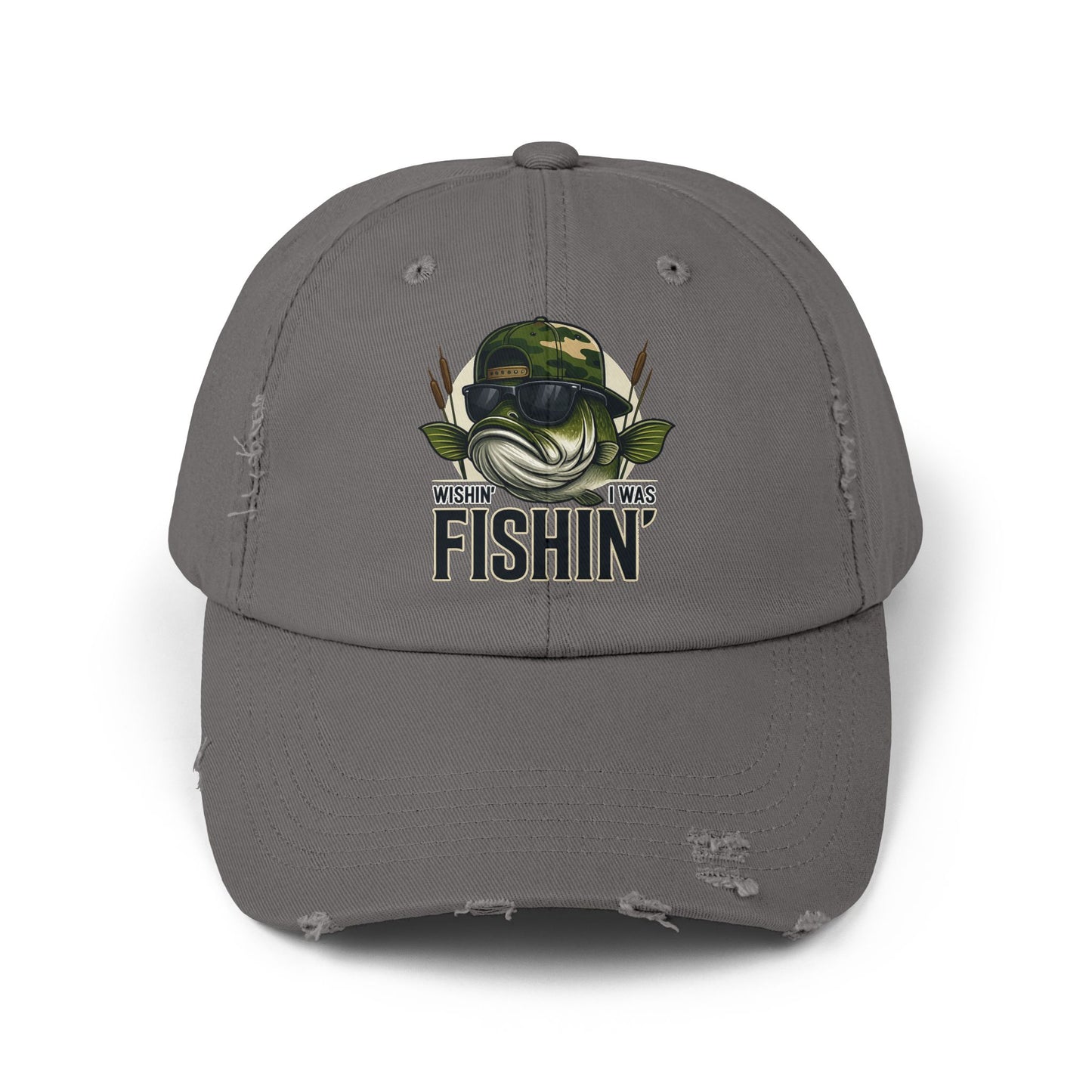 Wishin I Was Fishin —  Baseball Hat
