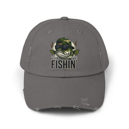 Wishin I Was Fishin —  Baseball Hat