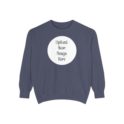 *Custom Crewneck Sweatshirt — Comfort Colors Various Colors - Upload Your Design