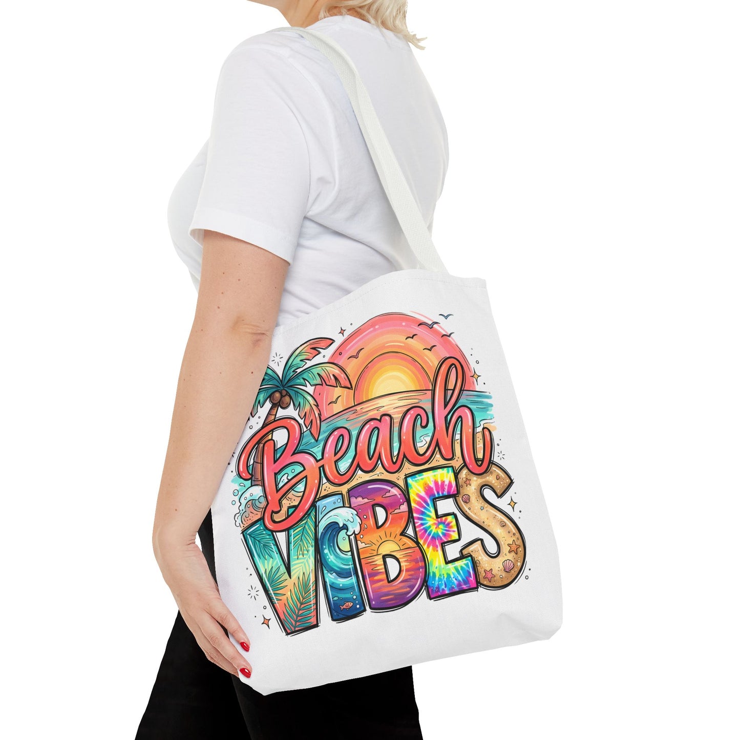 Beach Vibes — Beach-Ready AOP Carryall