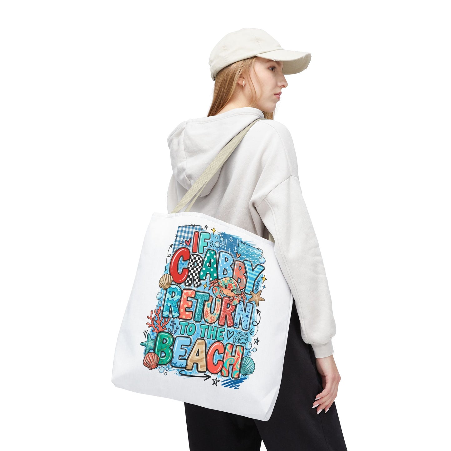Crabby — Beach-Ready AOP Carryall