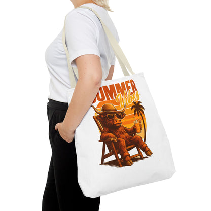 Highland Cow — Beach-Ready AOP Carryall