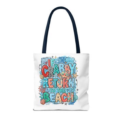 Crabby — Beach-Ready AOP Carryall
