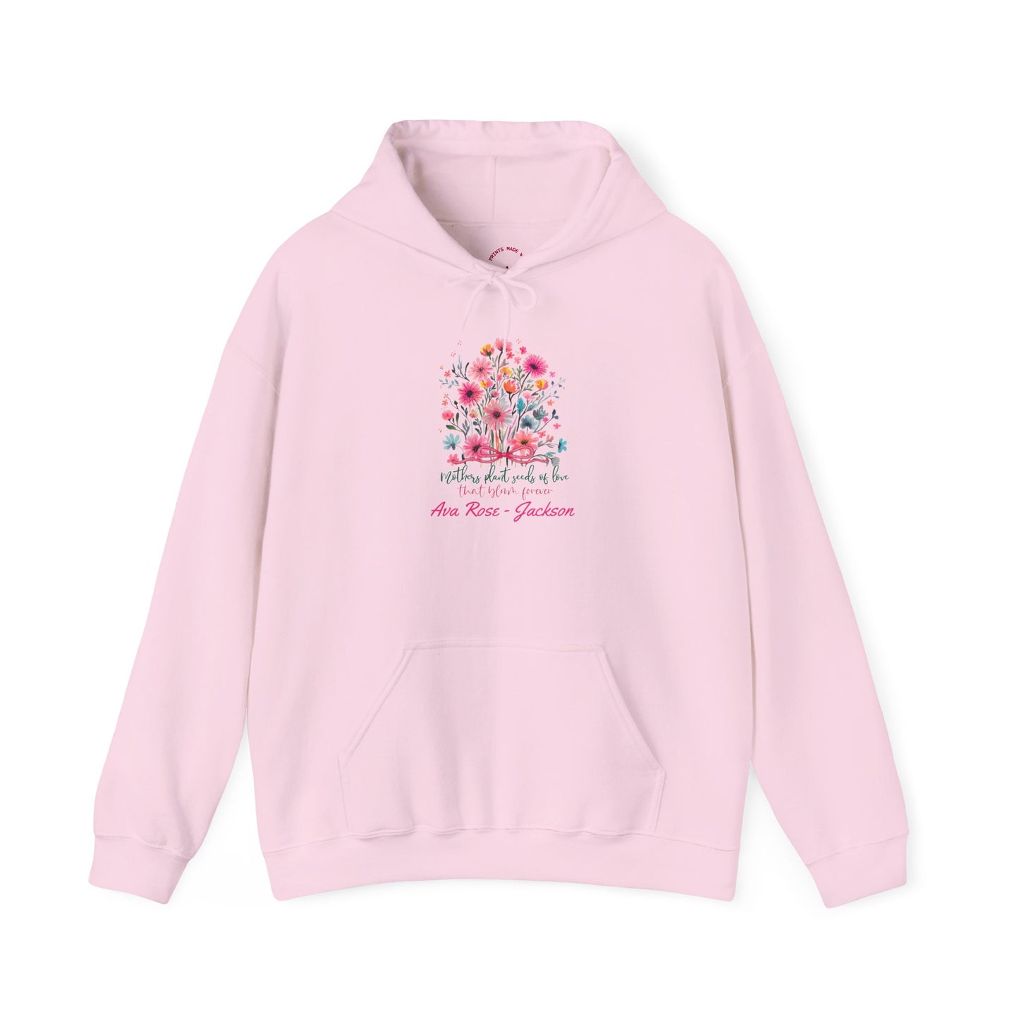 Seeds Of Love Custom Kids Name Mama Hoodie — Personalized Mom Hoodie