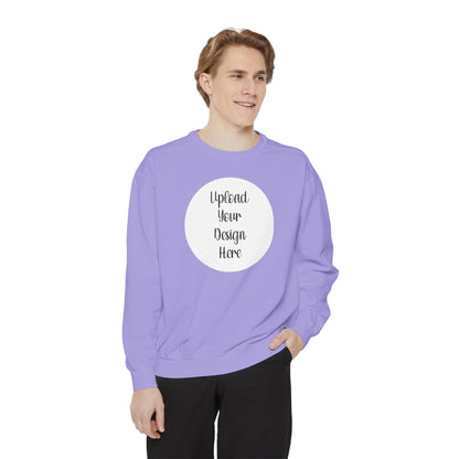 *Custom Crewneck Sweatshirt — Comfort Colors Various Colors - Upload Your Design