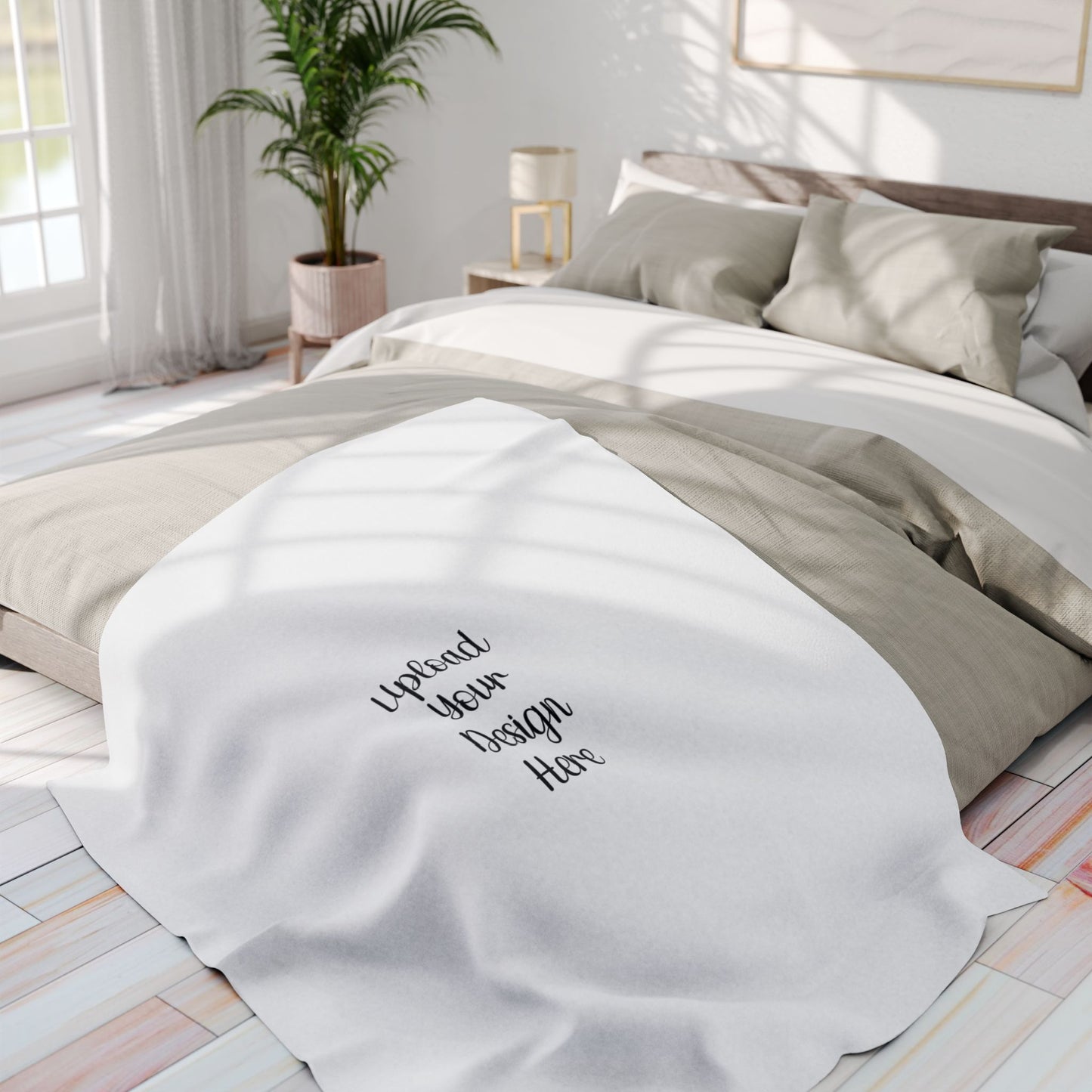 Custom Cozy Arctic Fleece Blanket – Upload Your Design