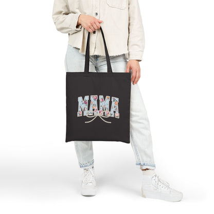 Mama Pearls -Cotton Canvas Tote Bag