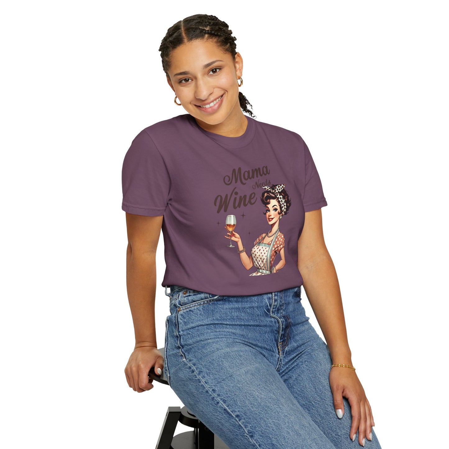 Mama Needs Wine T-Shirt —Mom Graphic Tee