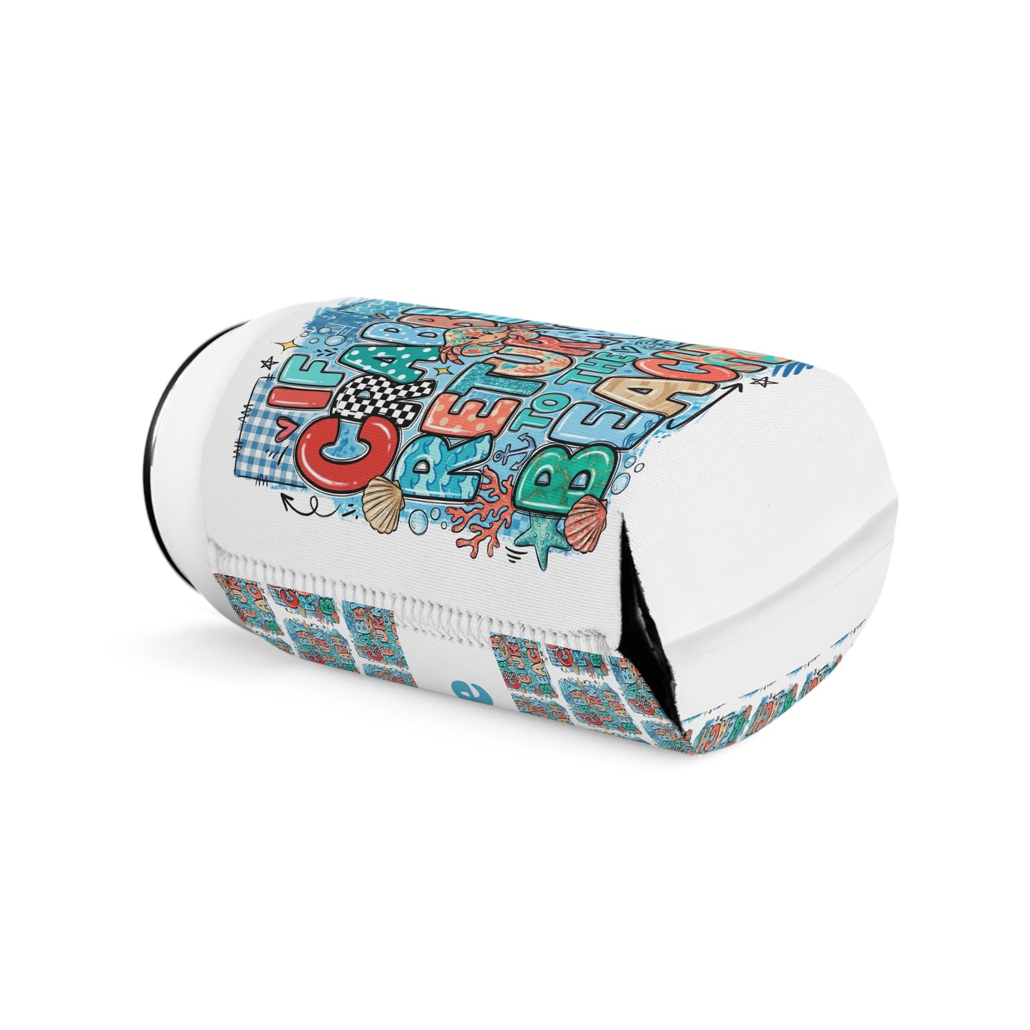 Crabby Can Cooler Sleeve — Personalized Can Koozie for BBQs & Beach Days