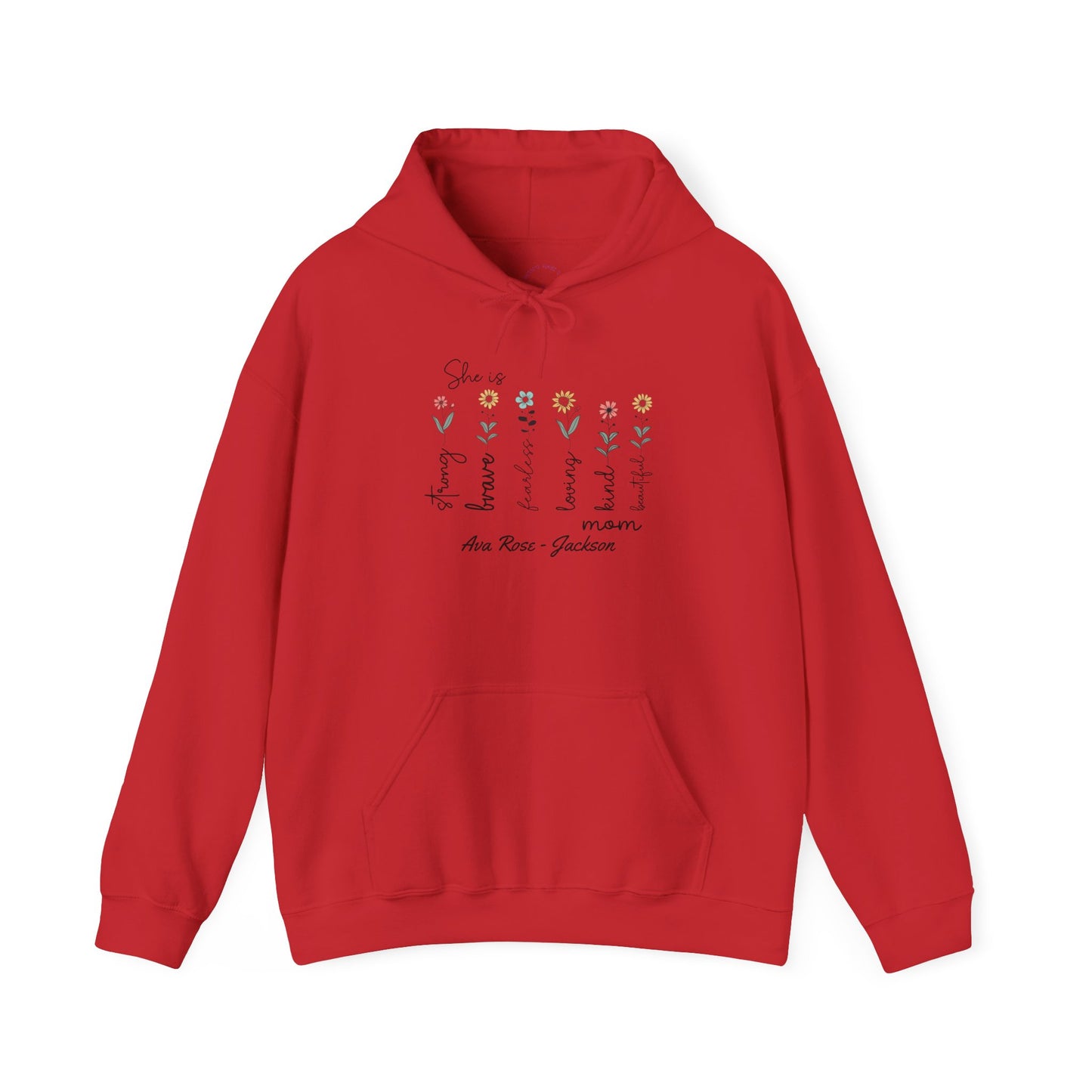 She Is Custom Kids Name Mama Hoodie — Personalized Mom Hoodie