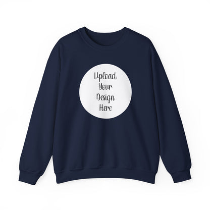 *Custom Crewneck Sweatshirt — Gildan Various Colors - Upload Your Design