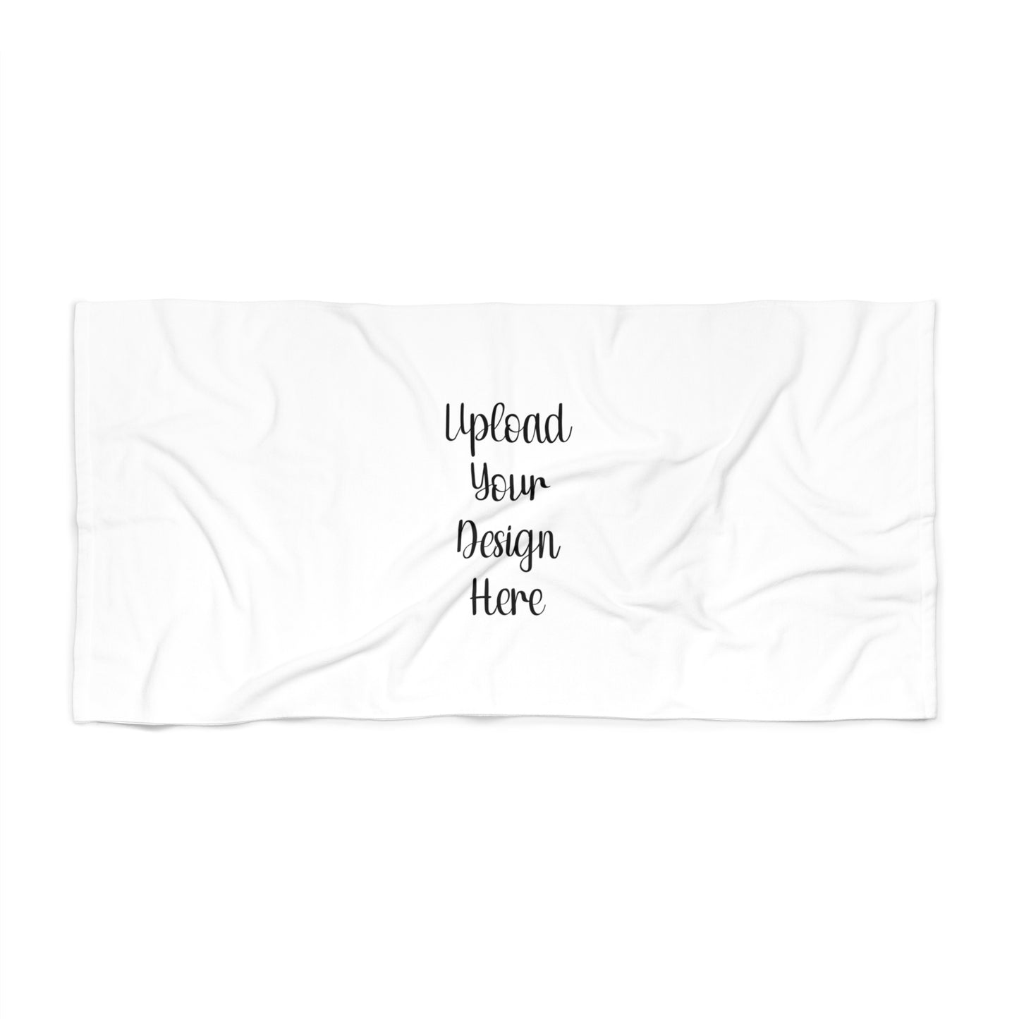*Custom Beach Towel — Upload Your Design