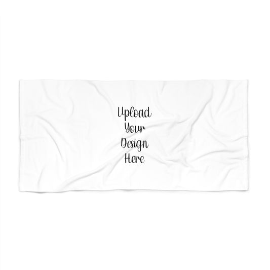 *Custom Beach Towel — Upload Your Design