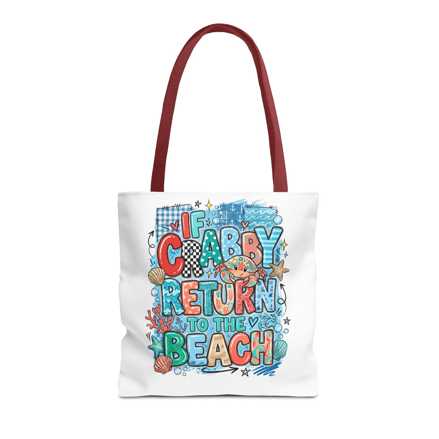 Crabby — Beach-Ready AOP Carryall