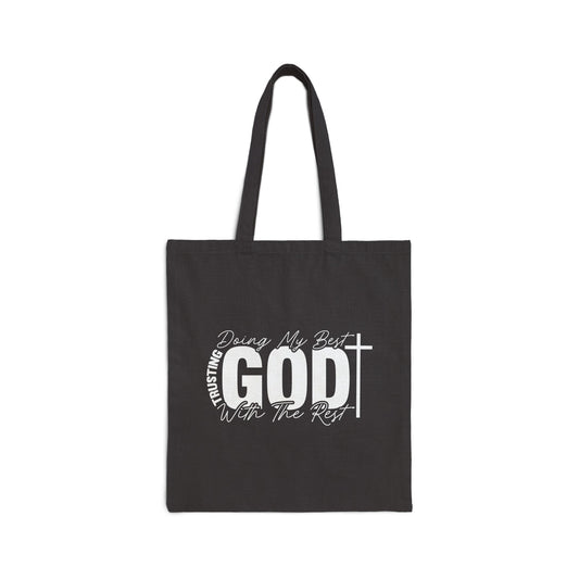 Doing My Best-Cotton Canvas Tote Bag