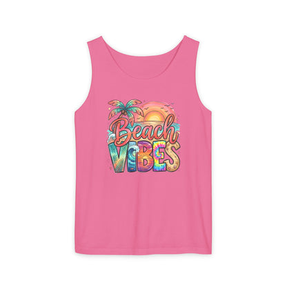 Beach Vibes — Breathable Garment-Dyed Summer Tank