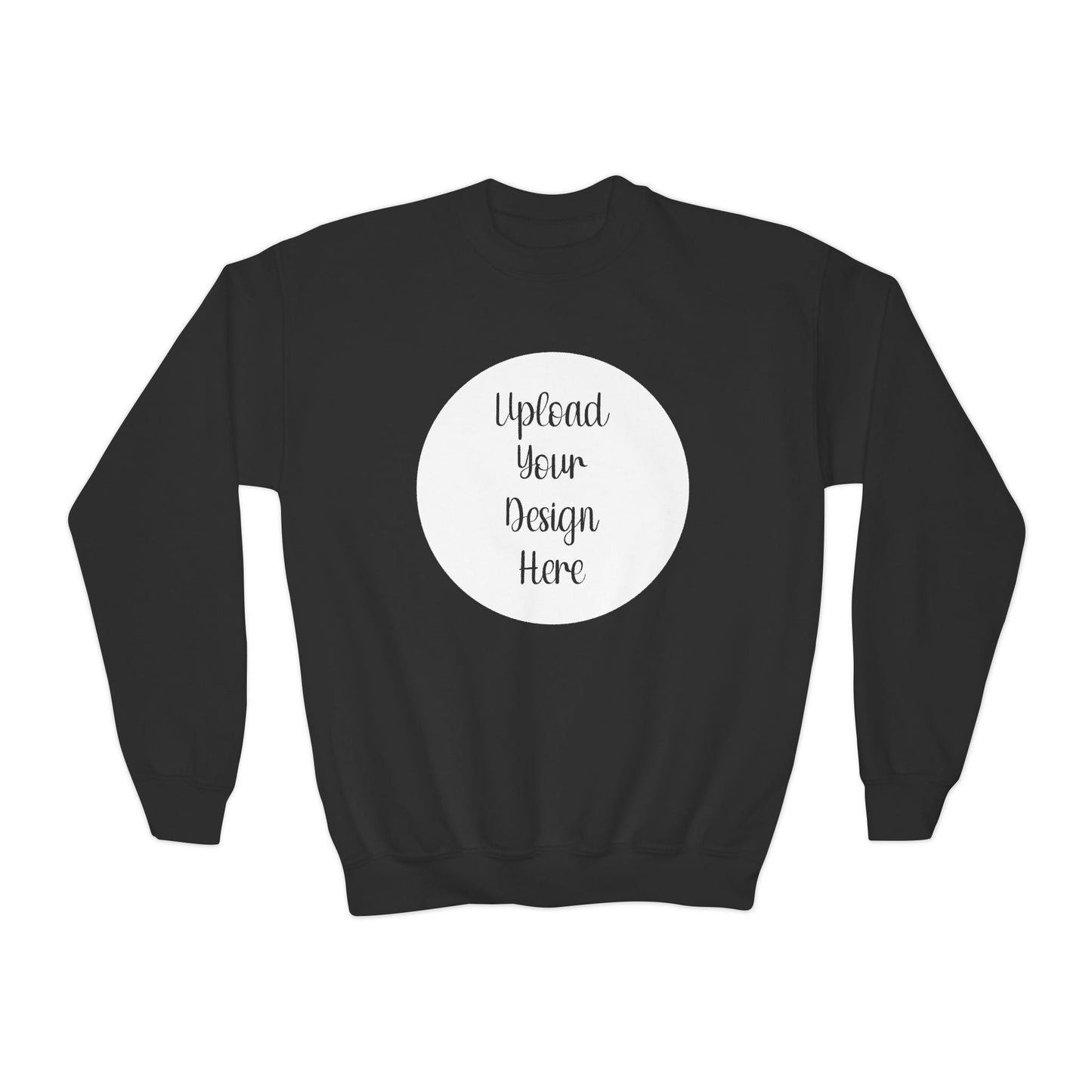 *Custom Youth Crewneck Sweatshirt — Various Colors - Upload Your Design
