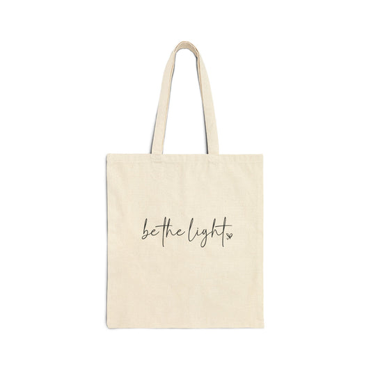 Be The Light-Cotton Canvas Tote Bag