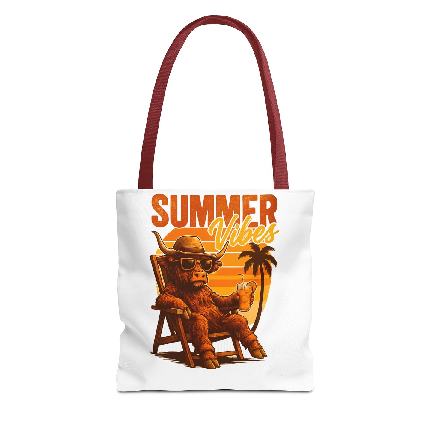 Highland Cow — Beach-Ready AOP Carryall