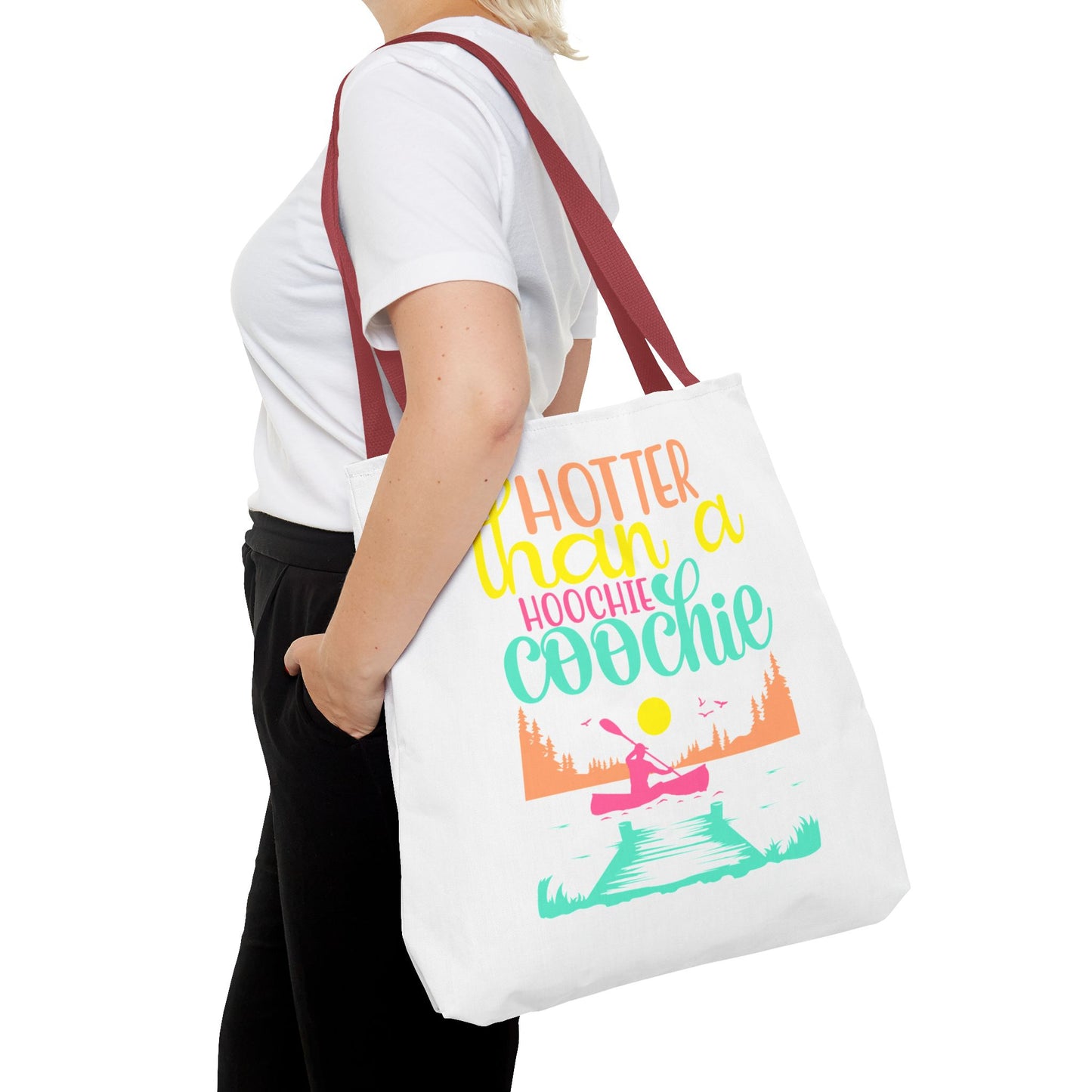 Hotter Than A Hoochie Coochie — Beach-Ready AOP Carryall