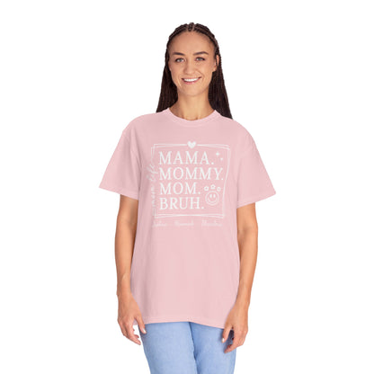 Mom Life Custom Name T-Shirt — Personalized Mom Script Graphic Tee