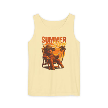 Highland Cow — Breathable Garment-Dyed Summer Tank